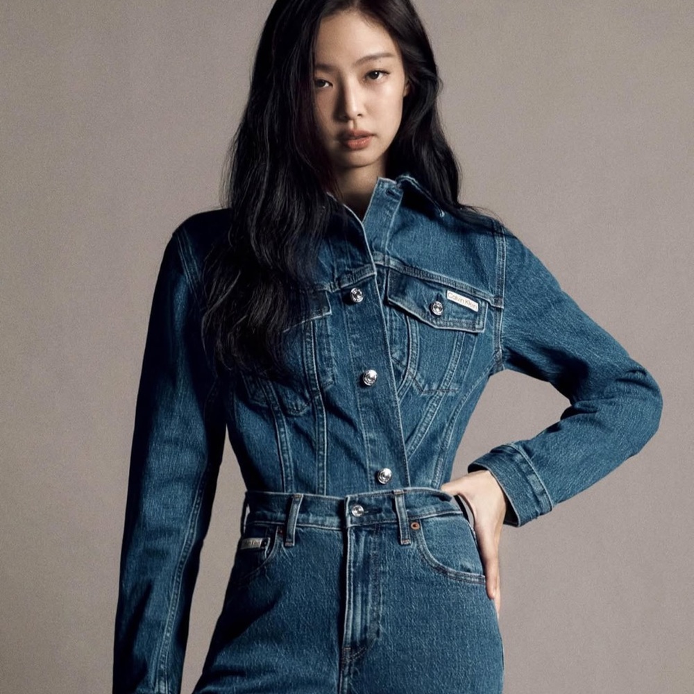 Calvin Klein High Rise Blue Jeans